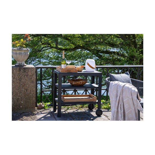 LED přenosné venkovní svítidlo s časovačem a reproduktorem na USB ø 18 cm Cardiff – House Nordic-image-4