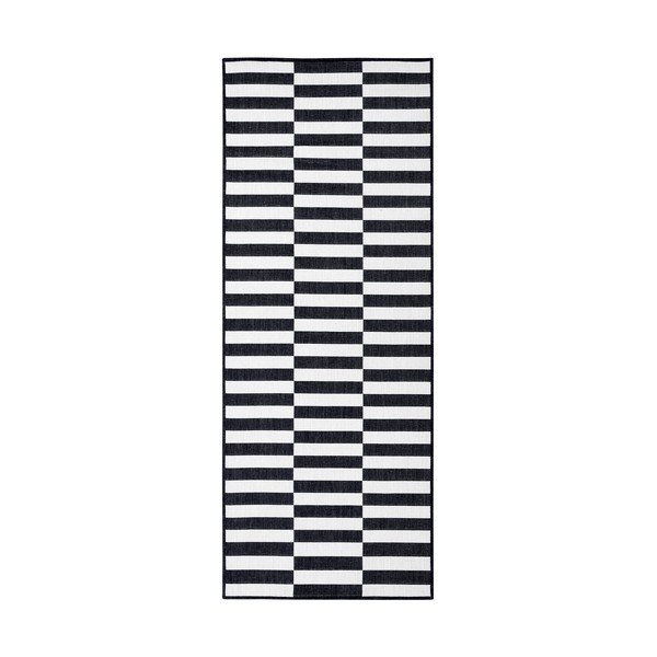 Černobílý běhoun 80x200 cm Viela – Hanse Home