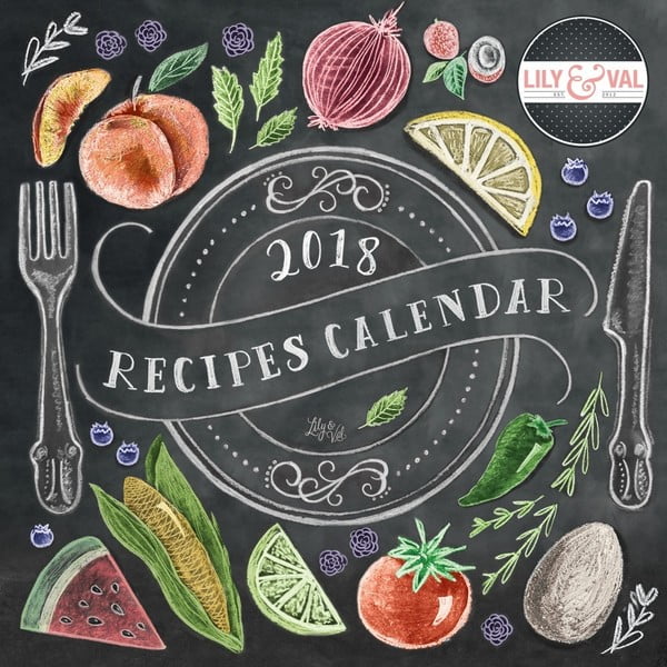 Nástěnný kalendář pro rok 2018 Portico Designs Lily & Val