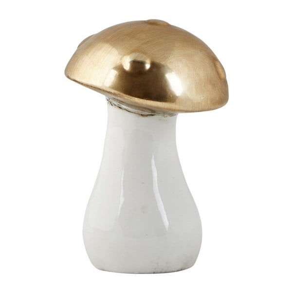 Dekorace keramická houba ve zlaté barvě KJ Collection 155 mm