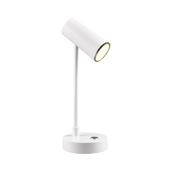 Bílá LED stmívatelná stolní lampa (výška 28 cm) Lenny – Trio-image-1