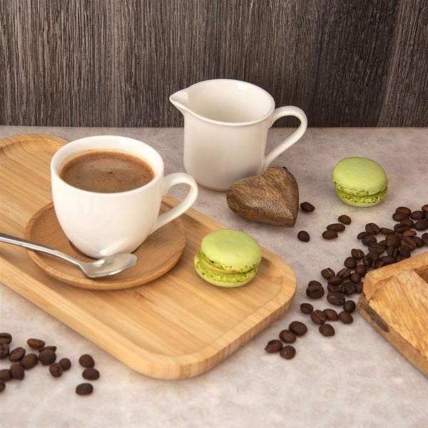 Bílé porcelánové šálky v sadě 6 ks 125 ml Whiteline – Orion-image-1