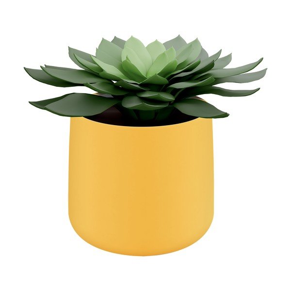 Žlutý keramický květináč Leitz Cosy-image-2