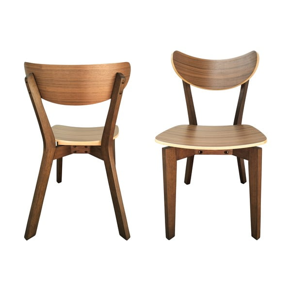 Hnědá jídelní židle Roxby – Actona-image-2