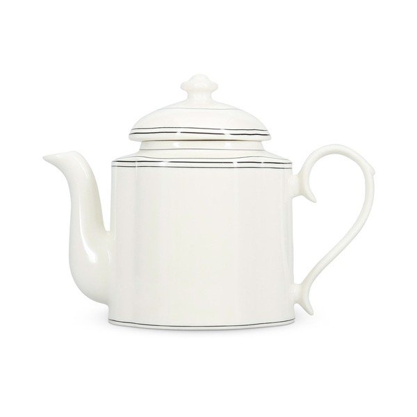 Bílá konvice na čaj z kostního porcelánu 1,3 l Odette – S|P Collection