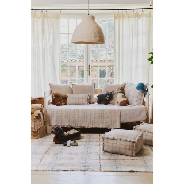 Krémový dětský sedací vak Blue Sage – Lorena Canals-image-1