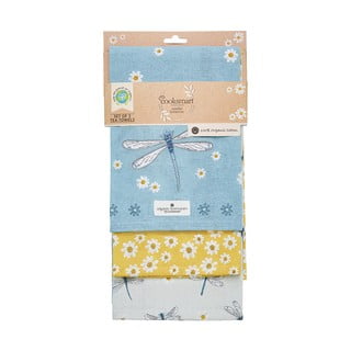 Utěrky z bio bavlny v sadě 3 ks 45x65 cm English Meadow – Cooksmart ®