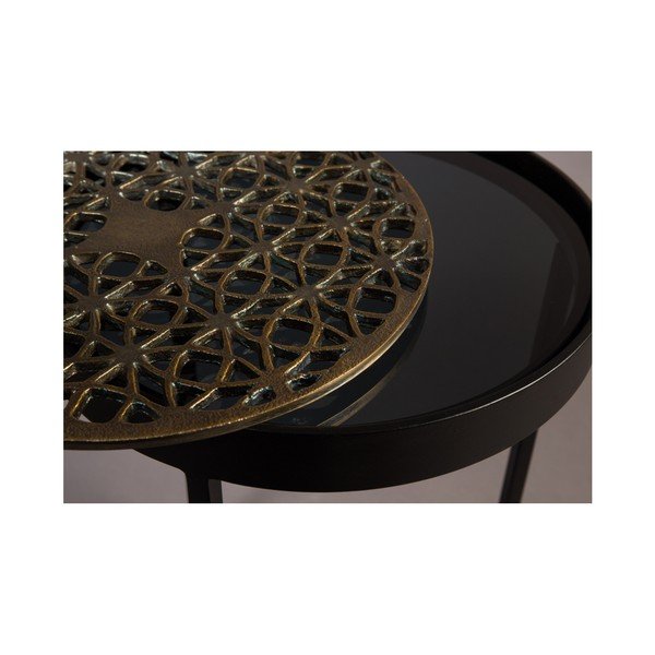 Kovový odkládací stolek Dutchbone Sari, ⌀ 33 cm-image-4