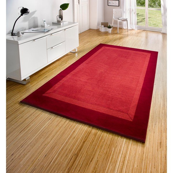 Červený koberec Hanse Home Basic, 160 x 230 cm-image-1