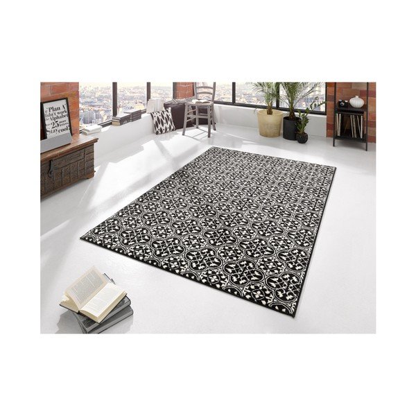 Černý koberec Hanse Home Gloria Pattern, 200 x 290 cm-image-1