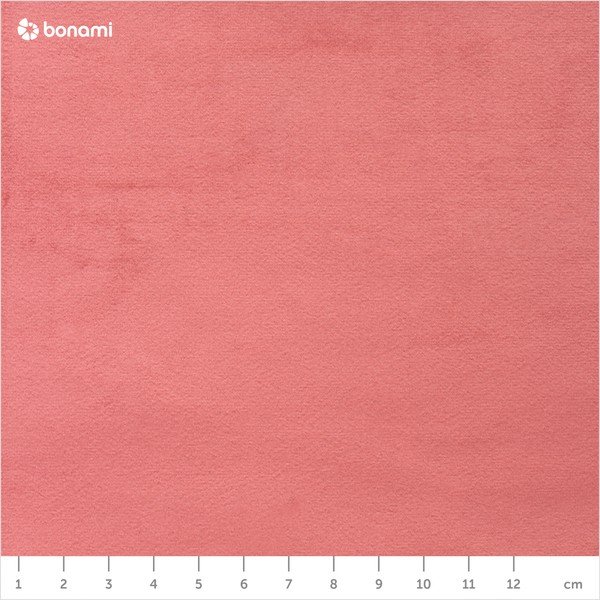 Korálově růžový sametový puf Actona Doria, ⌀ 60 cm-image-4