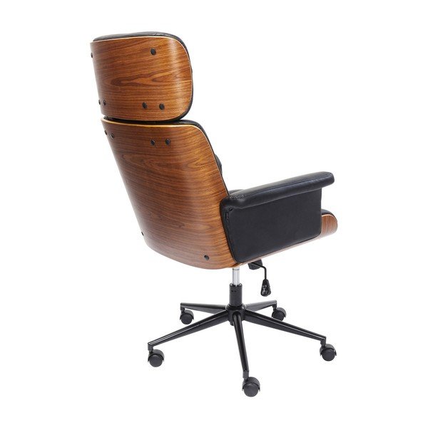 Černá kancelářská židle Kare Design Check Out-image-3