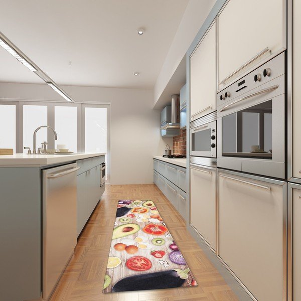 Vysoce odolný kuchyňský koberec Webtappeti Food, 60 x 300 cm