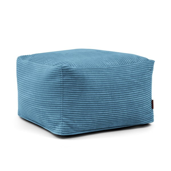 Modrý manšestrový sedací vak Softbox MooG – SLOWDOWN