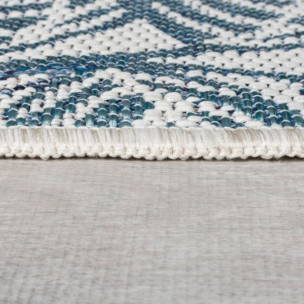 Zeleno-modrý vnitřní a venkovní koberec 200x290 cm Bella Leaf – Flair Rugs-image-4