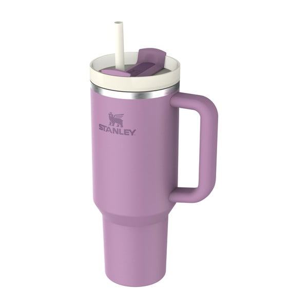 Fialová termoska s brčkem z nerezové oceli 1,18 l Quencher H2.0 FlowState Tumbler Lilac – Stanley-image-2