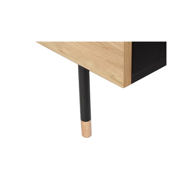 Noční stolek v dekoru dubu v přírodní barvě Jugend – Woodman-image-3