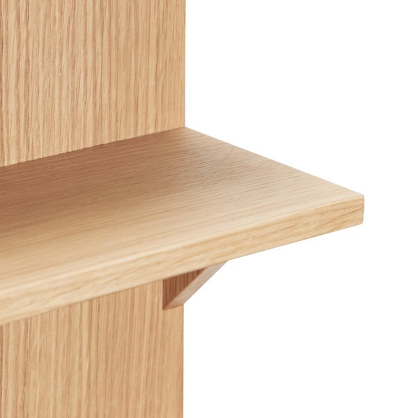 Patrová police v dekoru dubu v přírodní barvě 40 cm Straight – Hübsch-image-4