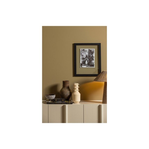 Krémová nízká modulární komoda z borovicového dřeva 200x85 cm Basu – WOOOD-image-4