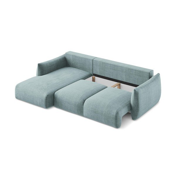 Modrá rozkládací rohová pohovka (levý roh/s lenoškou) Leila – Makamii-image-4