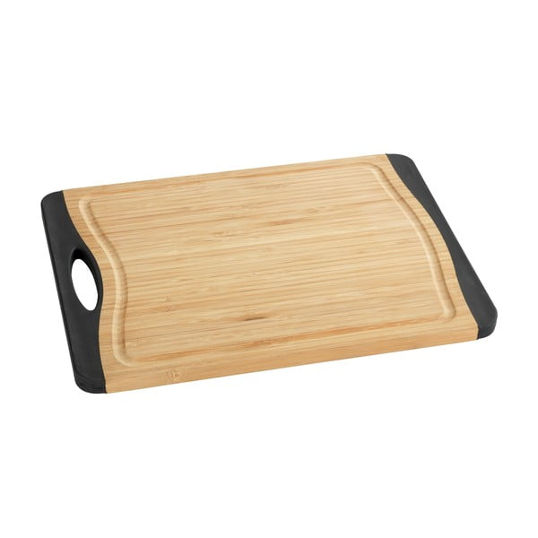 Krájecí protiskluzové prkénko z bambusového dřeva Wenko, 33 x 23 cm-image-1