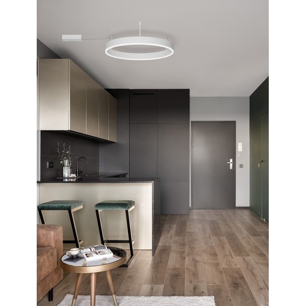 Matně bílé hliníkové LED stmívatelné stropní svítidlo Motif – Nova Luce-image-1