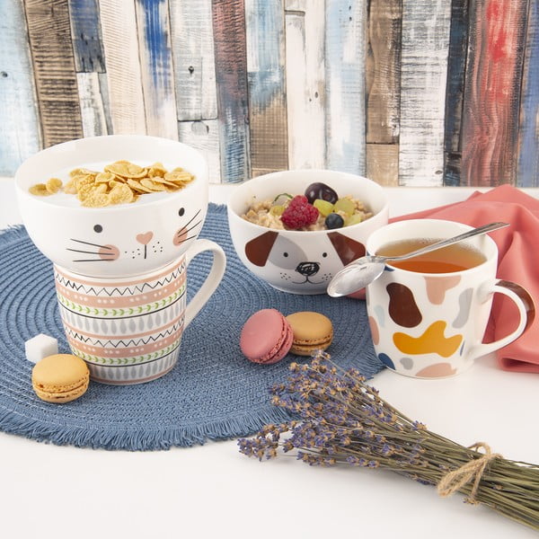 Porcelánový set hrnku a misky 2 ks 350 ml – Orion-image-1