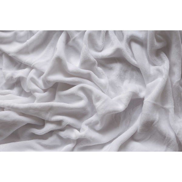 Bílé napínací prostěradlo z mikroflanelu 180x200 cm – Jerry Fabrics-image-3