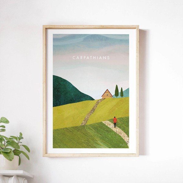 Plakát 50x70 cm Carpathians – Travelposter-image-1
