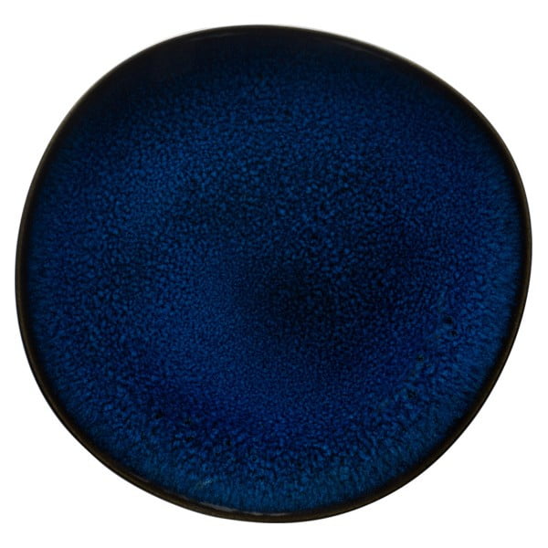 Tmavě modrý kameninový dezertní talíř Villeroy & Boch Like Lave, ø 23 cm
