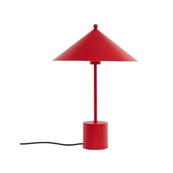 Červená kovová stolní lampa (výška 50 cm) Kasa – OYOY Living Design