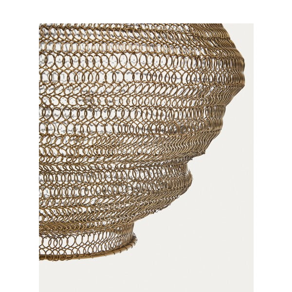 Závěsné svítidlo ve zlaté barvě s kovovým stínidlem ø 30 cm Sarraco – Kave Home-image-4