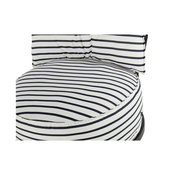 Bílo-modré polstrované zahradní křeslo Emma – Hartman-image-3