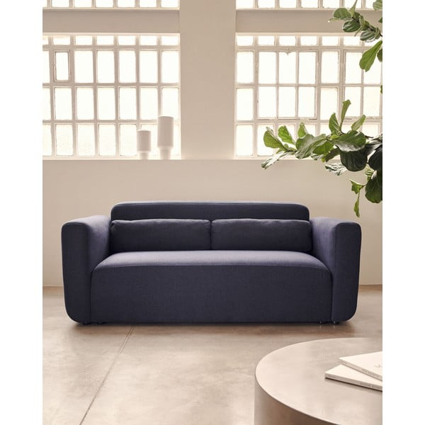 Tmavě modrý modul pohovky Neom – Kave Home-image-1