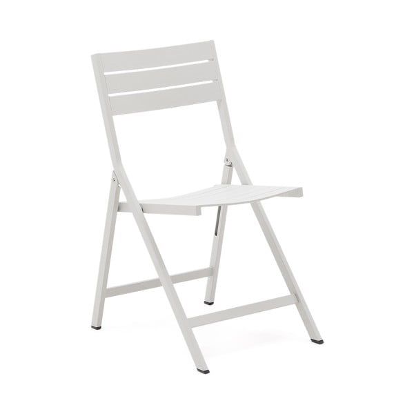 Bílá kovová zahradní židle Torreta – Kave Home