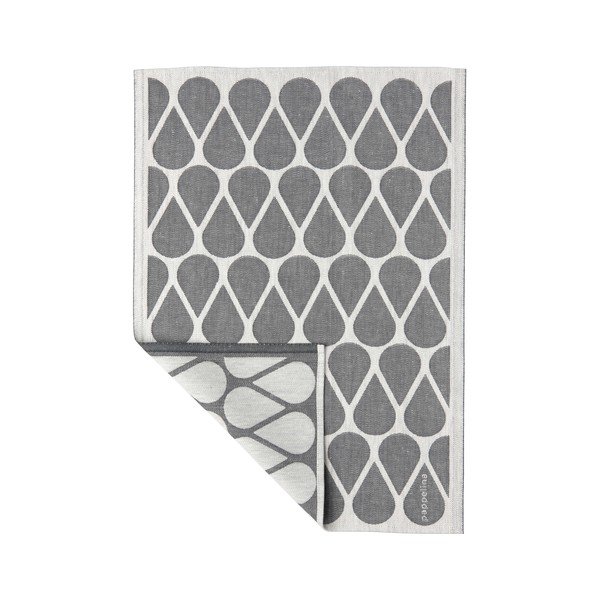 Utěrka s příměsí lnu 46x66 cm Otis Charcoal – Pappelina-image-1