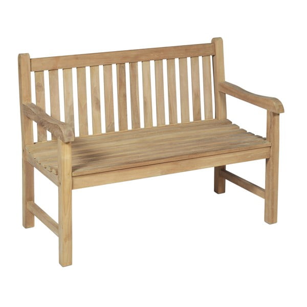 Zahradní dvoumístná lavice z teakového dřeva ADDU Solo