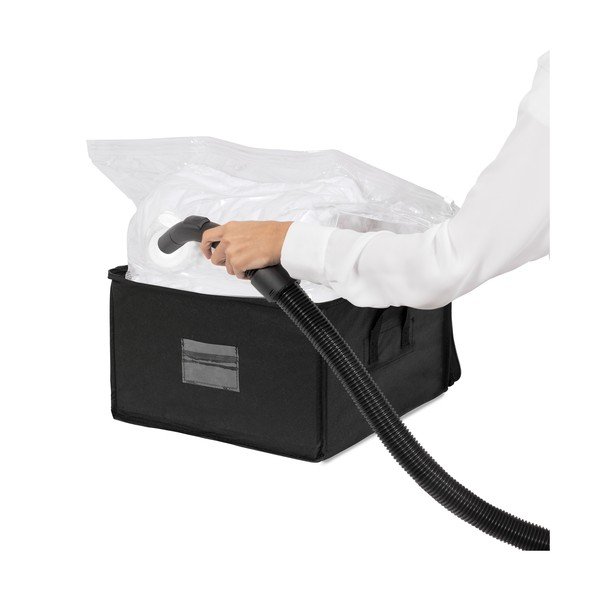 Černý úložný box se zapínáním na zip Compactor Compress Pack, 125 l-image-2