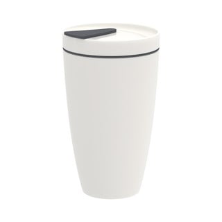 Bílý porcelánový cestovní hrnek Villeroy & Boch Like To Go, 350 ml