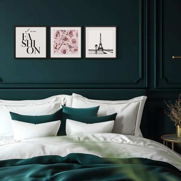 Obrazy v sadě 3 ks 30x40 cm Parisienne – Styler-image-1