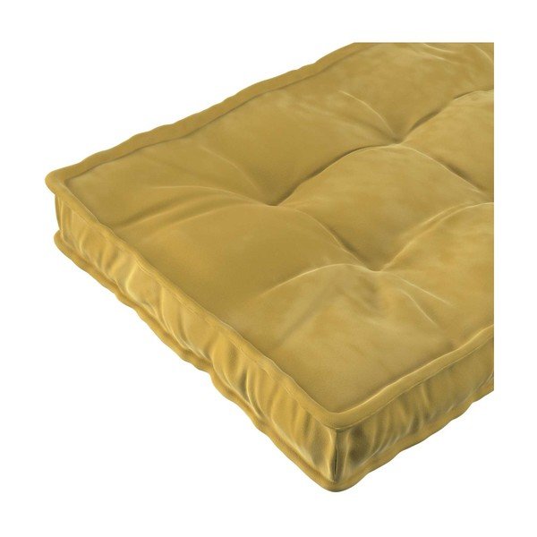 Olivově zelená dětská matrace 60x120 cm Posh Velvet - Yellow Tipi-image-1