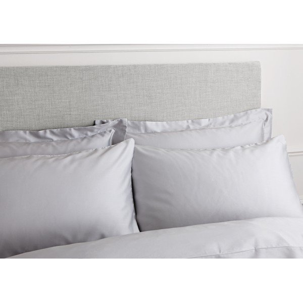 Šedé povlečení z bavlněného saténu Bianca Classic, 135 x 200 cm-image-2