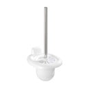 Bílá nástěnná plastová WC štětka Pure – Wenko