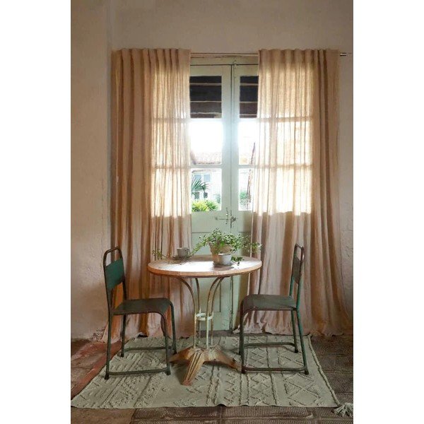 Světle zelený pratelný ručně tkaný bavlněný koberec 170x240 cm Tribu Olive – Lorena Canals-image-3