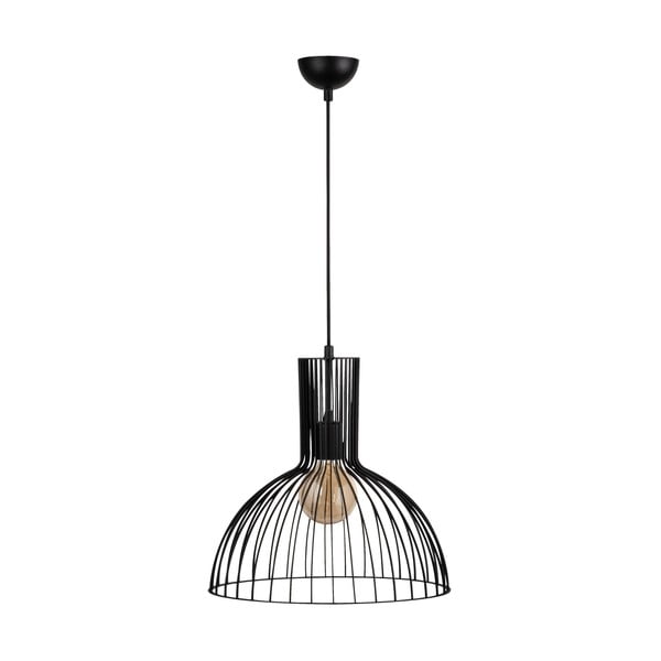 Černé závěsné svítidlo s kovovým stínidlem ø 38 cm Fellini – Opviq lights-image-2