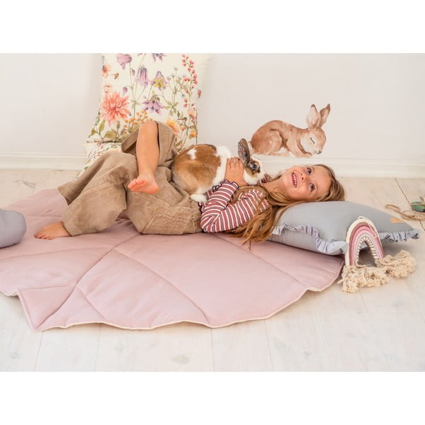 Světle růžová dětská hrací podložka Powder Pink - Moi Mili-image-1