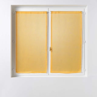 Žluté voálové záclony v sadě 2 ks 60x120 cm Sandra – douceur d'intérieur