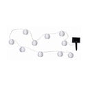 Světelný solární LED řetěz vhodný do exteriéru Star Trading Festival, délka 2,7 m