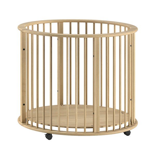 Dětská ohrádka z bukového dřeva 90x90 cm v přírodní barvě Dino – Vipack