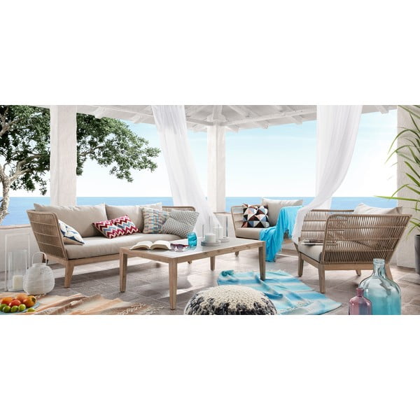 Béžová třímístná pohovka Kave Home Bellano-image-4